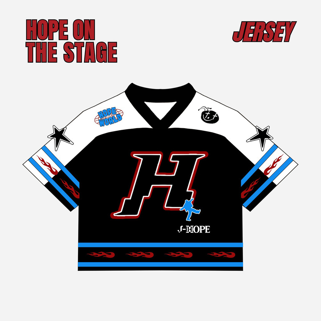 J HOPE HOPE TRÊN TRANG JERSEY