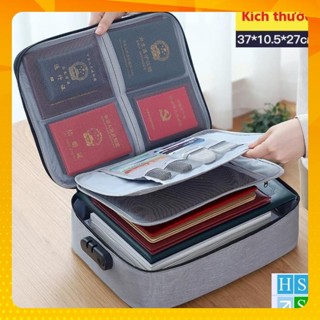  Túi đựng tài liệu đa năng  cặp tài liệu gia đình đựng giấy tờ hồ sơ quan trọng - Nhiều ngăn bền đẹp chống nước 