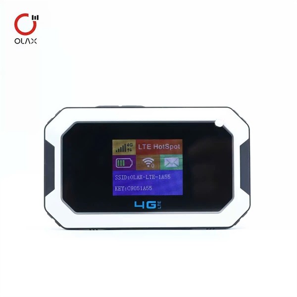 OLAX MT80 Bộ phát wifi di động bằng sim 4G 150Mbps pin 3000mAh LCD - Đen-Black