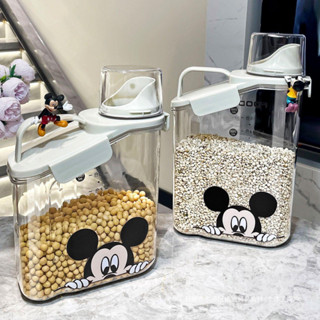 Sziqiqi Hộp đựng bảo quản ngũ cốc các loại hạt có nắp kín chống ẩm hộp đựng nhựa kín khí trong suốt