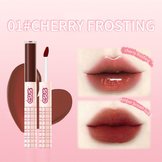 [Hàng mới về] Son lì，Son kem tint lì hai đầu sắc tố cao lâu trôi 2 trong 1/Son Môi Dạng Lỏng Thiết Kế 2 Trong 1 Tiện Dụng Chất Lượng Cao