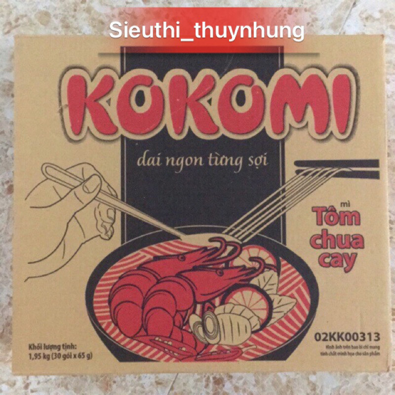 Mì kokomi 30 gói x 65g,kokomi 90 30 gói