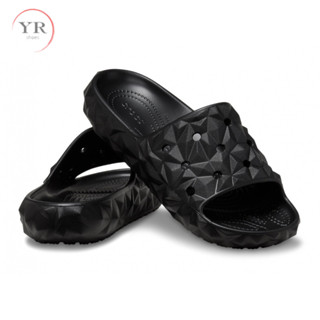 Unisex Nam Nữ Dép Crocs Hình Học Trượt Nhẹ Dép Nền Tảng Trượt