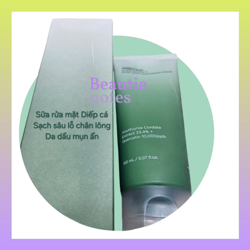 Sữa rửa mặt da dầu mụn Diếp cá giúp sạch mụn ẩn, lỗ chân lông to HXT