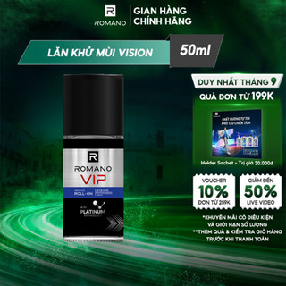 Lăn khử mùi nam cao cấp Romano Vip 50ml Vision