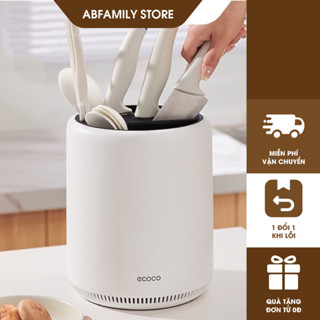 Hộp đựng dao kéo đũa thìa nhà bếp ECOCO mẫu mới, Ống cắm dao kéo đồ dùng nhà bếp kiểu dáng hiện đại giadunghomeab