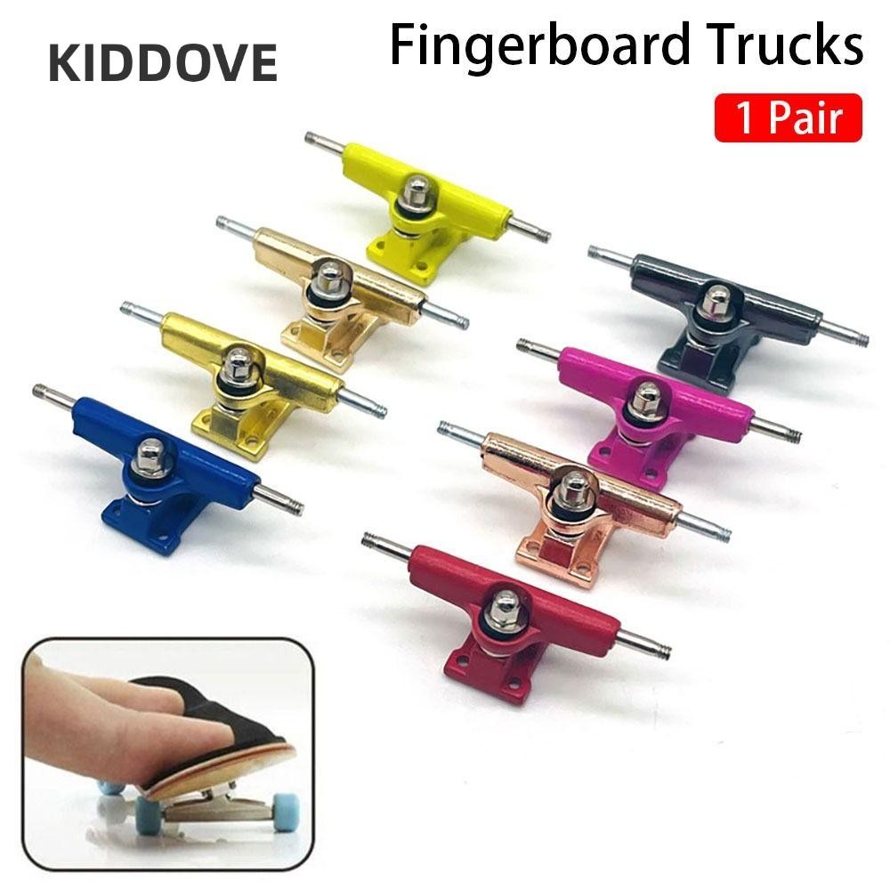 Kiddove 1 Cặp Giá đỡ sàn chịu lực, với đai ốc Bu lông xe tải Fingerboard Truck, Bộ sưu tập đồ chơi M