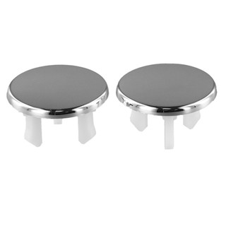 【FEELING 】Reliable ABS Sink Hole Overflow Replacement Cover Chrome Round Trim Ring