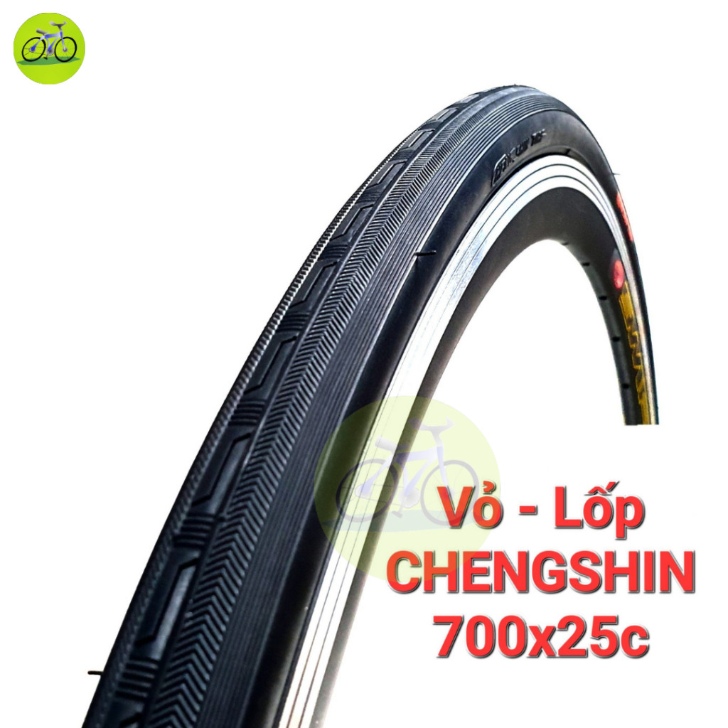 Vỏ xe đạp 700c / Lốp (Vỏ) xe đạp Chengshin thể thao 700c x 25c