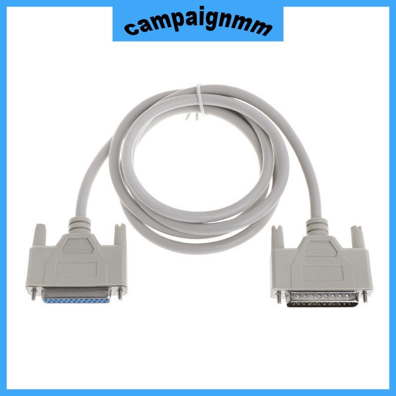 Trại 1 5M 2 8M 25Pin DB25 Song Song Nam Đến Nữ LPT Máy In DB25 M-F Cáp Máy Tính Cáp Máy In Mở Rộng C