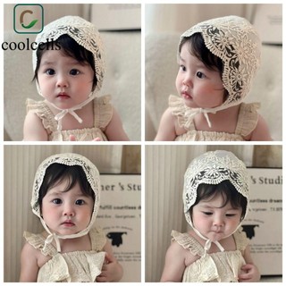  COOLCELLS Mũ Ren Trẻ Sơ Sinh Mũ Ren Hoa Thoáng Khí Cho Bé Mũ Ren Công Chúa Thêu Trắng Hàn Quốc Bé Gái Mũ Bonnet Sơ Sinh 