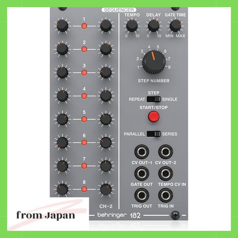 Behringer Analog Synthesizer Euro Rack Module Euro Rack Compatible Analog Sequencer Module 2-Channel