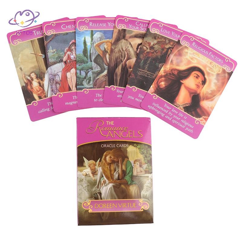 HFTOY New Romance Angels Oracle Cards Tarot Cards Party Prophecy Bói toán Trò chơi bảng ~