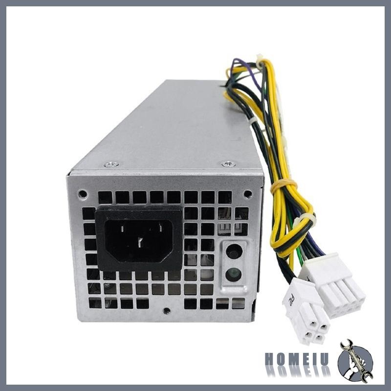 HOMEIU 255W 4Pin + 8Pin L255AS-00 D255AS-00 Bộ nguồn cho Dell 3020 7020 9020 T7100