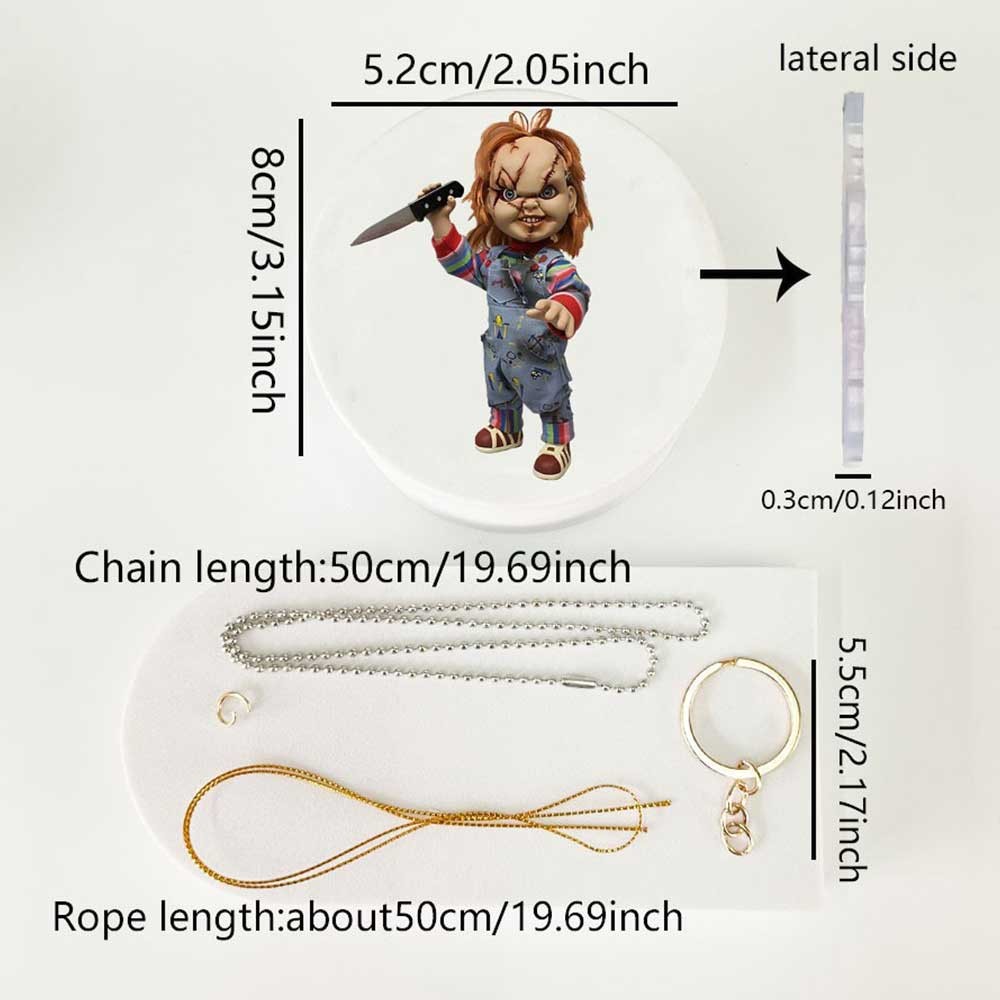 Keychain Chucky Cartoon pendant