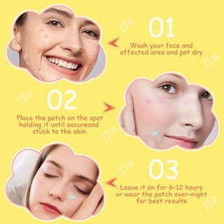 Soug Màu Sắc Dễ Thương Hydrocolloid Acne Patch Bear Star Acne Patch