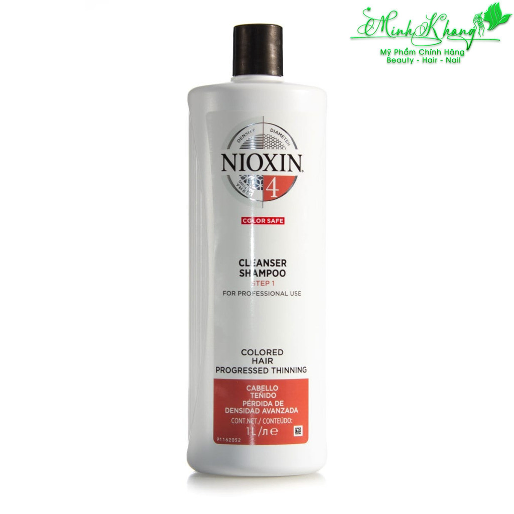 Dầu gội chống rụng tóc Nioxin System 4 Shampoo 1000ml [ MK ]