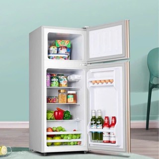 Tủ lạnh mini 2 ngăn cao cấp tiết kiện điện, ngăn đá và ngăn làm mát tách biệt, để đồ ăn, đồ trang điểm tiện lợi,BH 1 năm