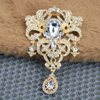  Sang Trọng Lớn Trâm Cài Chân Đa Phong Cách Thời Trang Sáng Bóng Boutique Nữ Tiệc Cưới Huy Hiệu Pin Trang Sức 