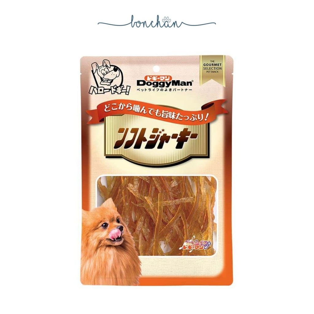 Snack Doggyman cho chó sợi gà sấy mềm Doggyman cho chó túi 80g Bốn Chân  Bonchan.petstore