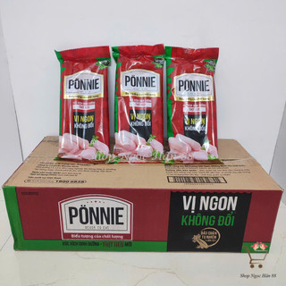 Thùng 20 gói Xúc Xích Dinh Dưỡng Ponnie Thit heo bảo quản tự nhiên từ cần tây gói siêu to 280/gói (4 cây x 70g)