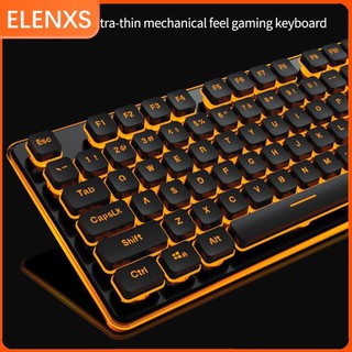 Bàn phím game thủ Bàn phím chơi game Bàn phím có dây USB Phím phát sáng 104 Bàn phím Bàn phím LED Bàn phím có dây