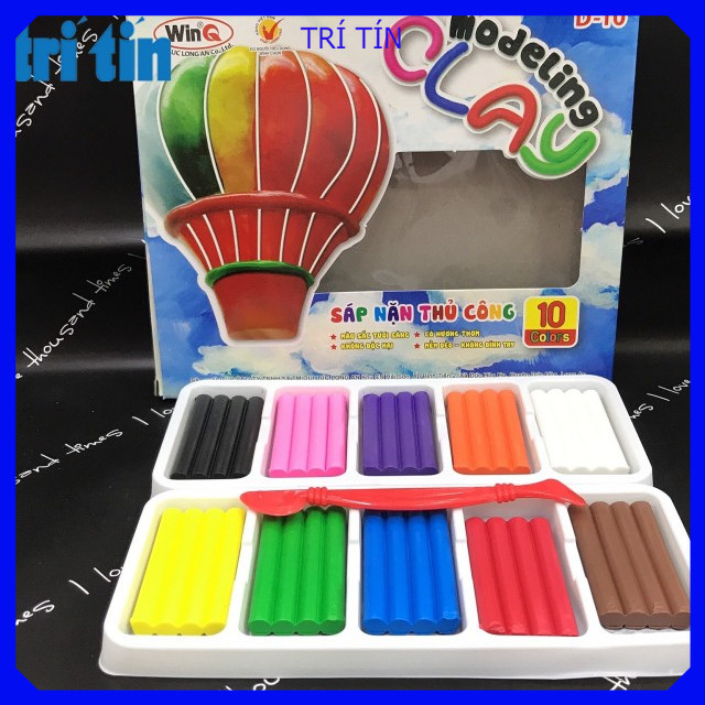 Đất nặn thủ công 5- 10 màu WINQ (vpp Tritin)