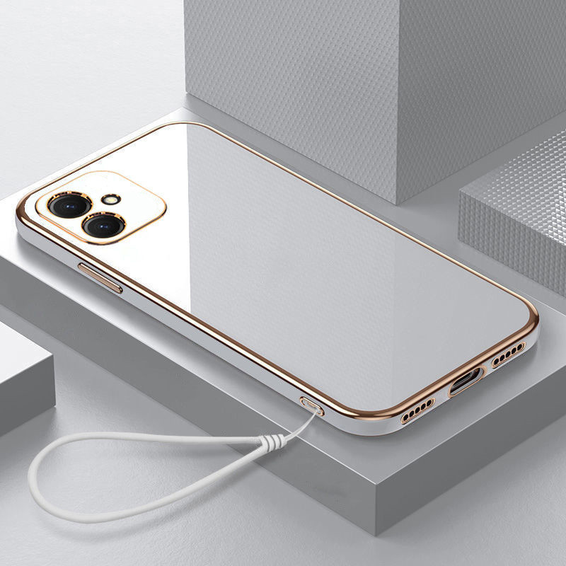 Dành Cho Samsung Galaxy A04 Ốp Lưng Mạ Vuông Sang Trọng Galaxy F04 A04E M04 F14 Ốp lưng Silicon Chốn