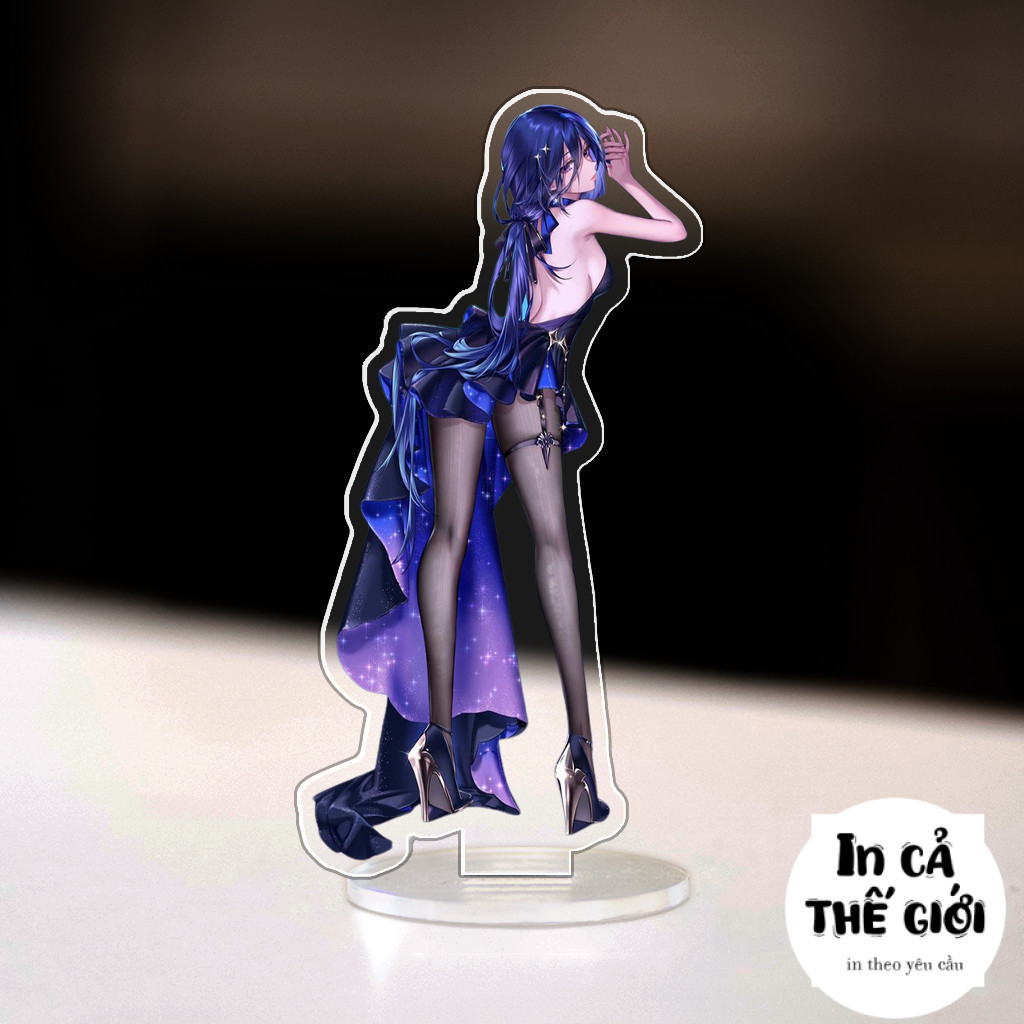 Standee, Móc Khoá, Tranh Kính Layla Genshin Impact  Qùa Tặng Bạn Bè Trang Trí Bàn Học