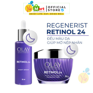 [COMBO] OLAY RETINOL 24 - Serum Dưỡng Da & Kem Dưỡng Ban Đêm Hỗ Trợ Mờ Nếp Nhăn