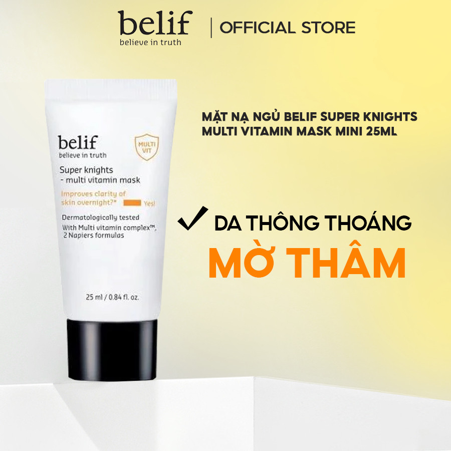 ( Tuýp) Mặt Nạ Ngủ Belif Super Knight Multi Vitamin Mask 25ml