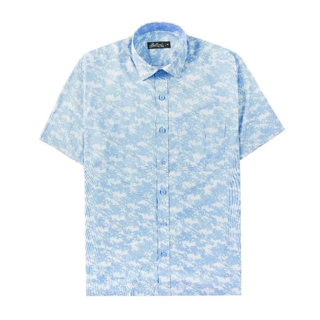   New Arrival  - Áo sơ mi nam ngắn tay cao cấp BELLUNI vải sợi tre - ABN.BPS.BE.274 