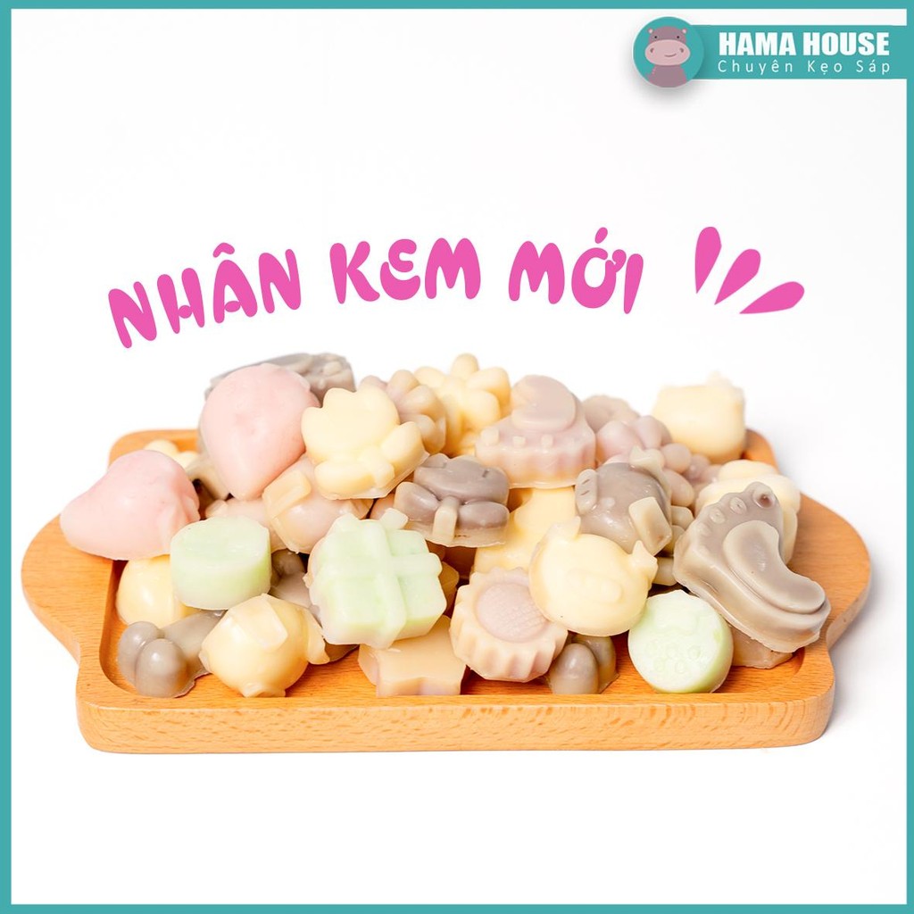 KẸO SÁP NHÂN KEM - SIZE NHỎ - HAMA HOUSE