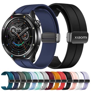  Dây đeo từ tính 20mm 22mm cho Xiaomi Watch S4   S3   S2   S1 Dây đeo silicon forRedmi Watch 5   3 Active & Lite 