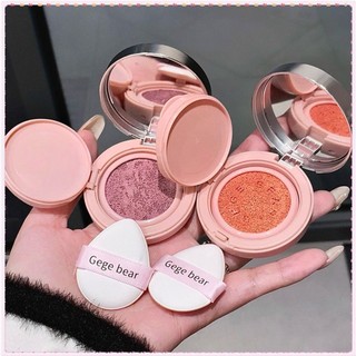 Phấn má hồng tự nhiên không dính cốc Phấn má hồng mỏng và nhẹ màu nude mịn màng không kéo khô Phấn má hồng dạng đệm khí Phấn má hồng tinh tế không phai màu lâu trôi TOGO