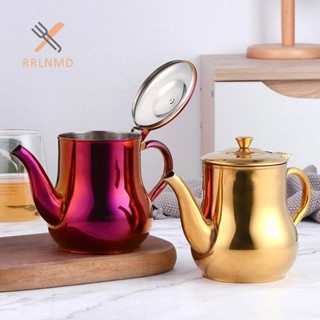 Rrlnmd Ấm Trà Inox Có Bộ Lọc Vàng Nhà Bếp Lọc Dầu Nồi Lỏng Gia Vị Hộp Đựng Cà Phê Ấm Trà Cảm Ứng MỚI