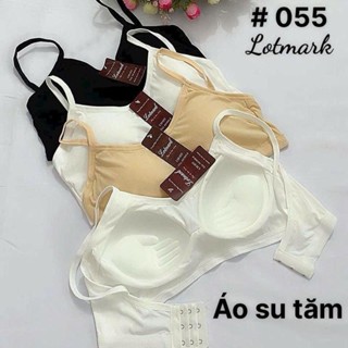 Bra055 - Combo 3  áo bra móc cài có mút liền, áo bra cài sau mặc tiện lợi chất tăm Tua Rua Nữ Top