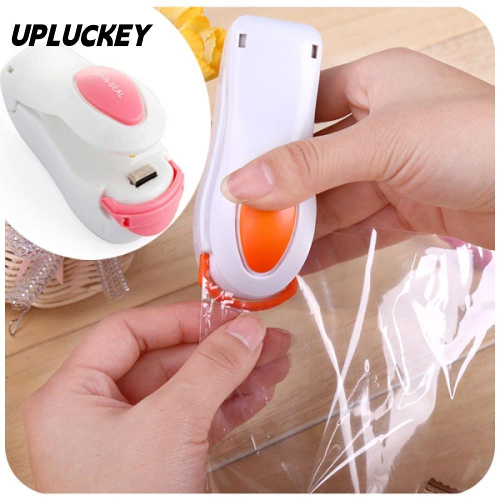 UPLUCKEY Máy hàn miệng túi mini bảo quản thực phẩm