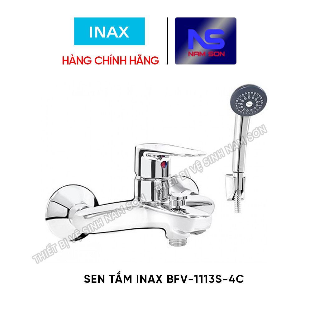 Vòi hoa sen Sen tắm Nóng Lạnh INAX BFV-1113S-4C Bảo hành CHÍNH HÃNG 2 NĂM