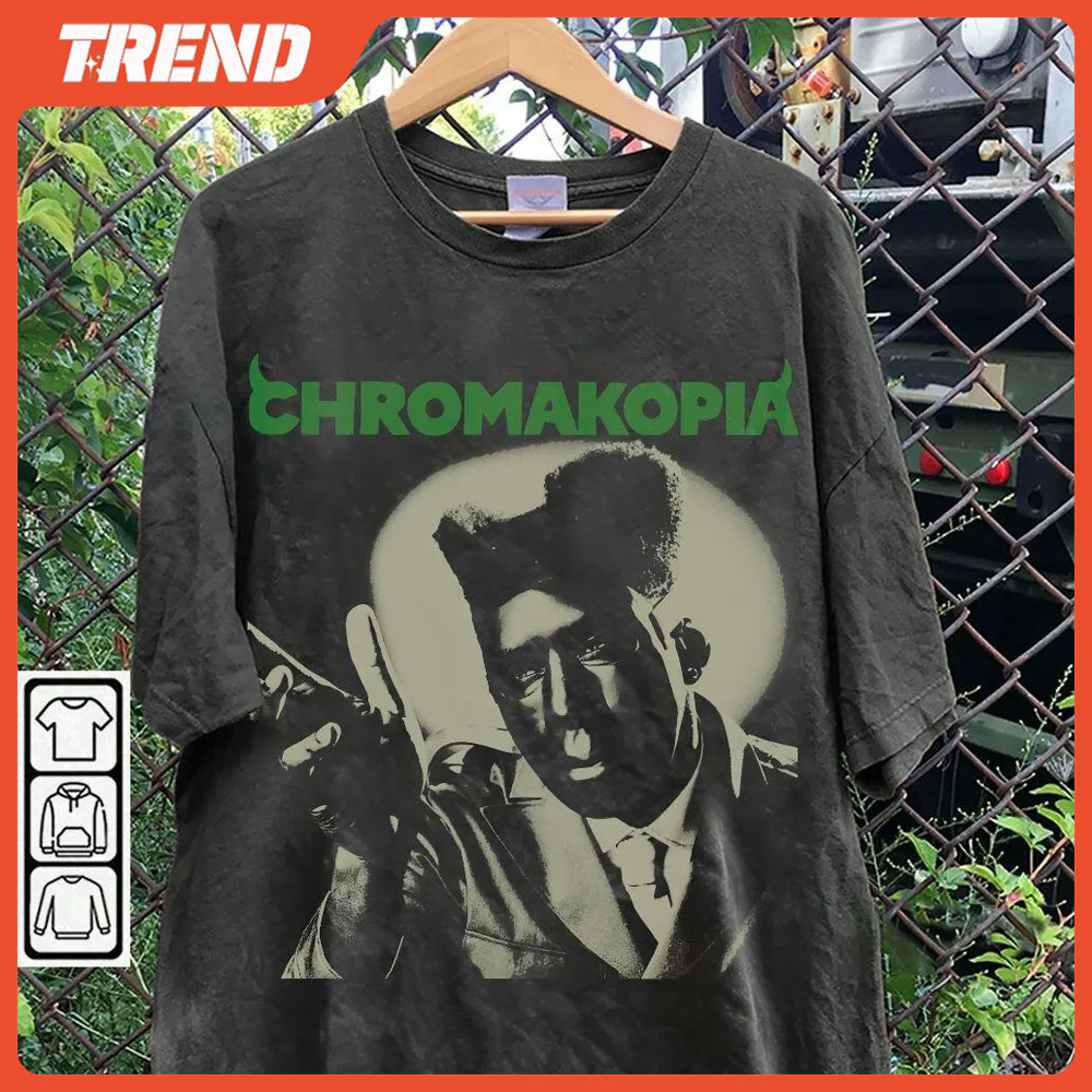 Tyler, The Creator Merch Cotton Áo Thun Chromakopia Album In Vintage Giặt Tay Ngắn Plus Size Nam Nữ 