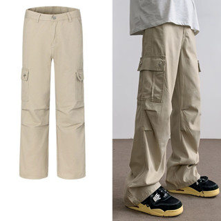 Quần Túi Hộp ,Quần Kaki Ống Rộng Nam Nữ Form Phủ Giày Quần Jogger Bigsize Be Đen J11