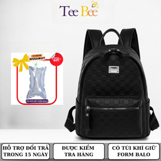 Balo Da Đi Học TeeBee Balô Da Thời Trang Nam Nữ Cặp Da Pu Cao Cấp Ba Lô Da Cặp Đi Học Balo Đựng Laptop 14 Inh 