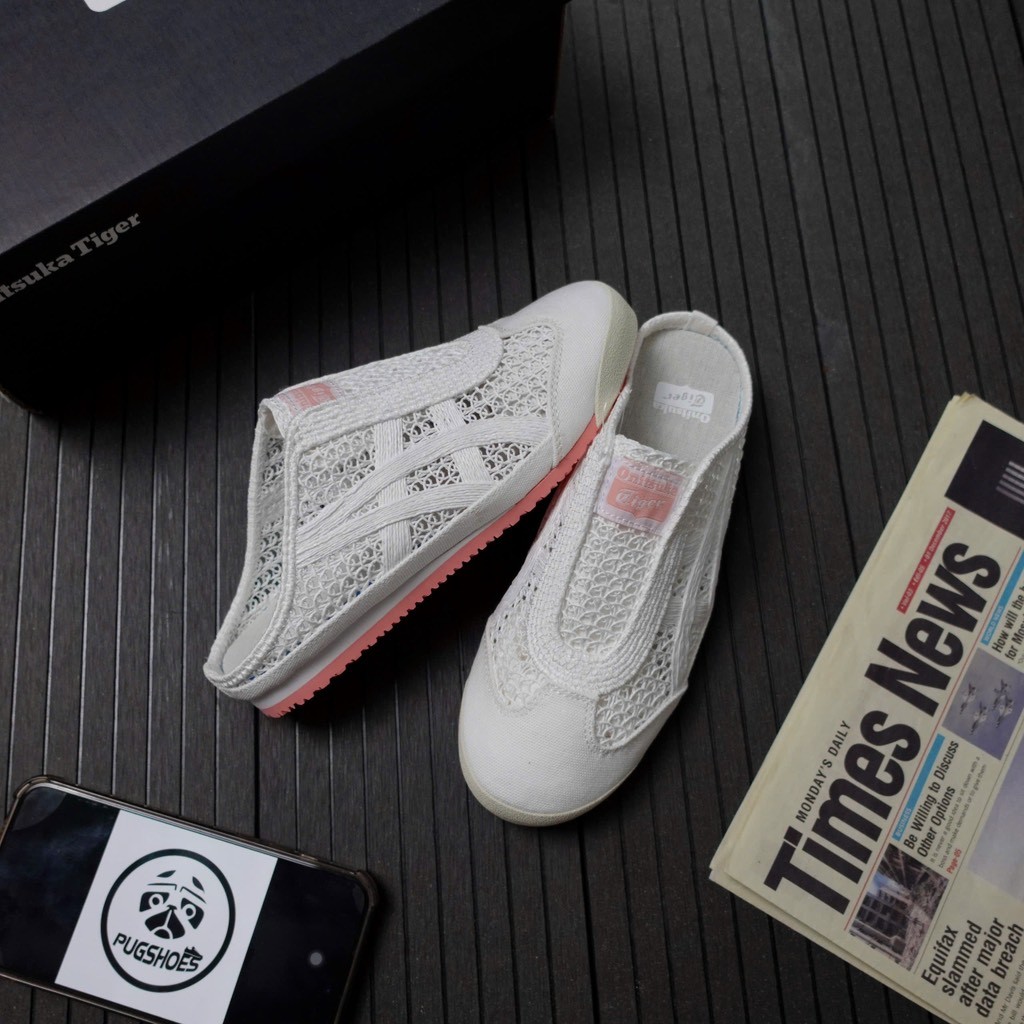 [PUGSHOES STORE] Dép nam nữ Onit Sabot white pink