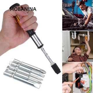 Mobanina 6 trong 1 Đẩy Kéo Ratchet Tua Vít Hộ Gia Đình Bán Tự Động Dụng Cụ Cầm Tay Ổ Cắm Ratcheting