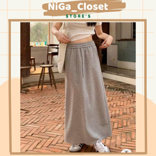  CHÂN VÁY NỈ 2 DA CAO CẤP CẠP CHUN XẺ SAU CÓ TÚI DÀI 85CM và 90CM Niga Closet 