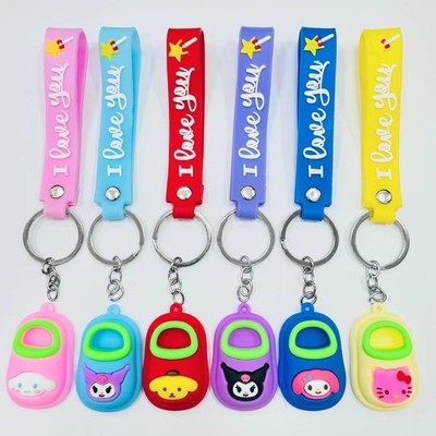 Móc gắn chìa khóa  LABUBU SPIDERMEN CAPYBARA  xe máy xe hơi trang trí balo túi xách làm quà tặng BEE GEE