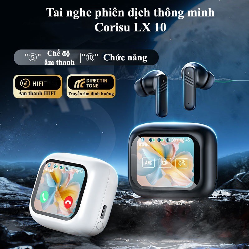 Tai Nghe Phiên Dịch Bluetooth Corisu LX10 Dịch Nhiều Ngôn Ngữ Âm Thanh Siêu Đỉnh | BigBuy360 - bigbuy360.vn