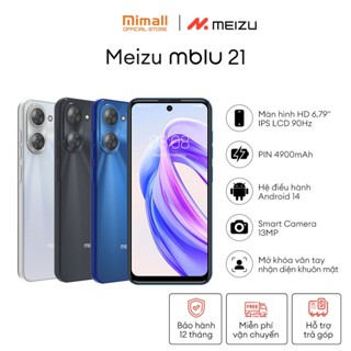 Điện thoại Meizu Mblu 21 | 8(4+4)GB/64GB | Unisoc T606 | Màn hình HD 6.79" | Pin 4900mAh | BH 6 tháng | Chính Hãng