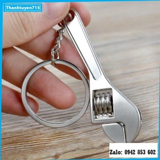 Mỏ lết móc khoá mini inox