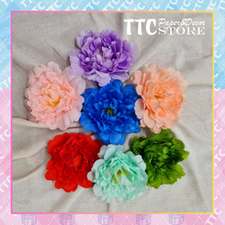 Đầu Bông Hoa Mẫu Đơn Nhiều Màu Sắc Trang Trí Oản, Tháp Bia, Tháp Bánh Trang Trí Ngày Tết
